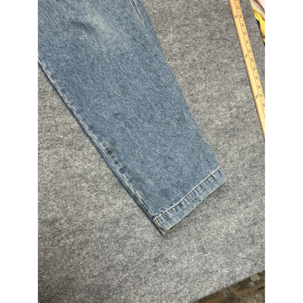 Vintage Tommy Hilfiger Carpenter Jeans Mens 34x32 Blue Denim Cargo Relaxed‎ Fit